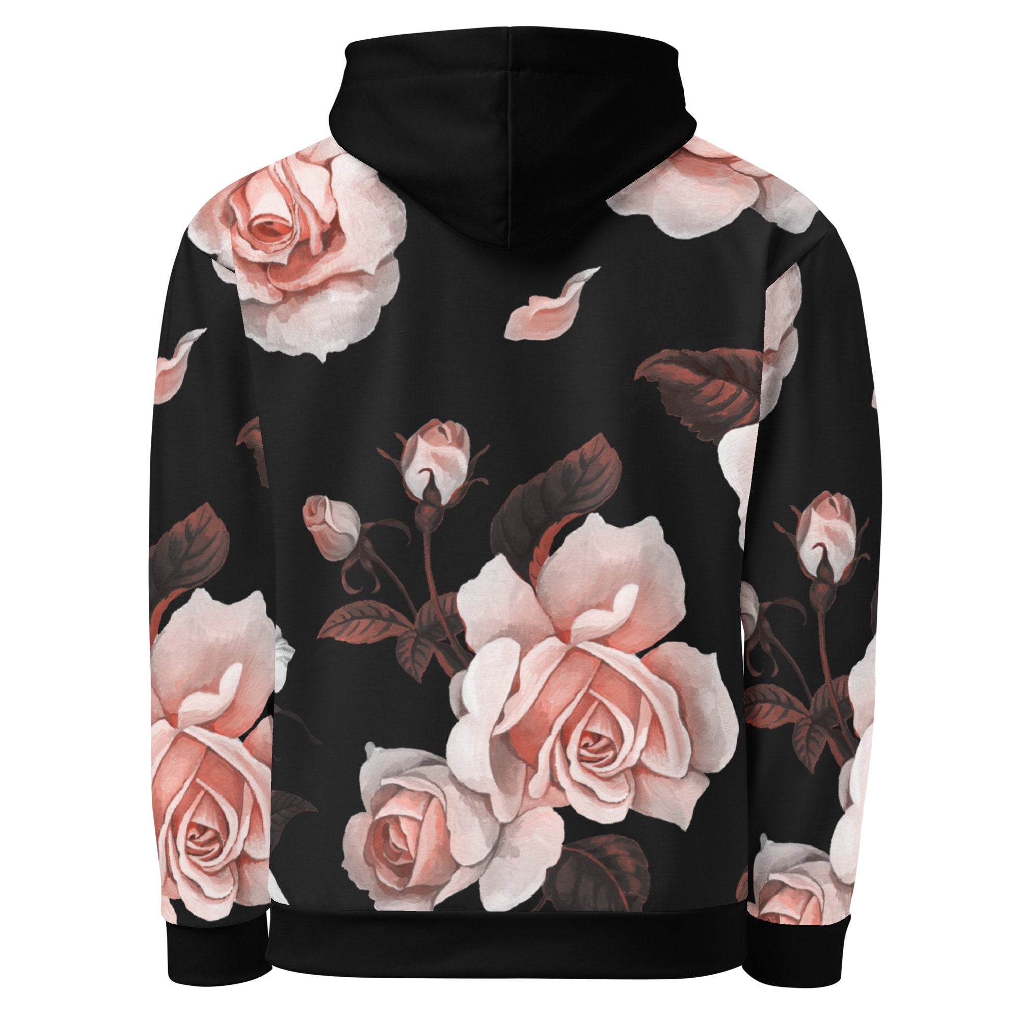 Pink Roses Hoodie WILD ACRES CLOTHING CO